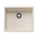 Blanco 527405 Precis SILGRANIT 21" Single Bowl Undermount Kitchen Sink - Soft White