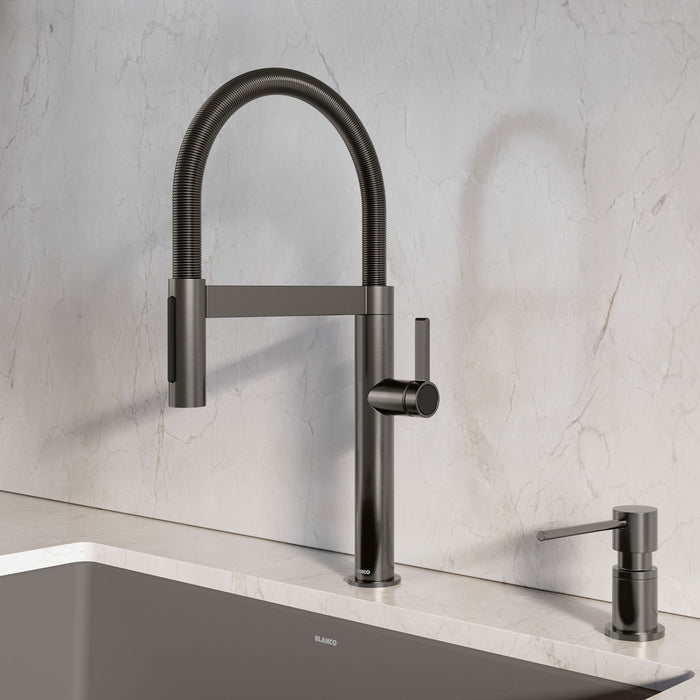 Blanco 527743 Lato Soap Dispenser - Satin Dark Steel