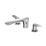 TOTO TBG01201U#CP GO Two-Handle Deck-Mount Roman Tub Filler Trim, Polished Chrome