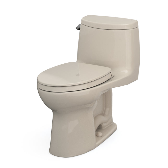 TOTO MS604124CEFG#03 UltraMax II One-Piece Elongated Universal Height Toilet with SoftClose Seat, Bone