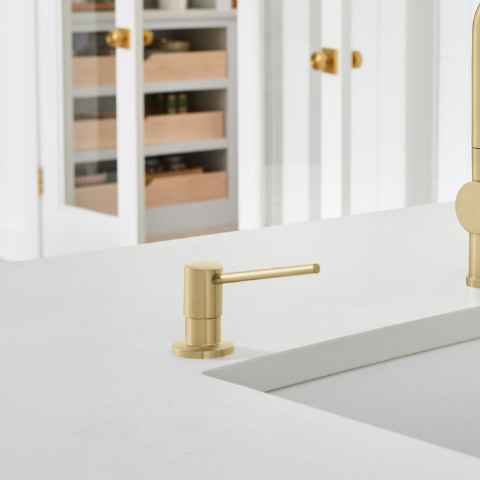 Blanco 442989 Torre Soap Dispenser - Satin Gold