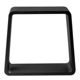 ALFI Brand ABST55BM Black Matte Solid Surface Resin Bathroom / Shower Stool