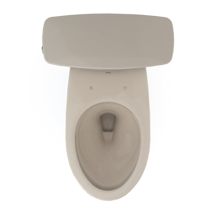 TOTO CST786CEG#03 Drake Transitional Two-Piece Elongated 1.28 GPF Toilet with CeFiONtect, Bone