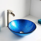 ANZZI LS-AZ8087 Crow Series Vessel Sink in Lustrous Blue