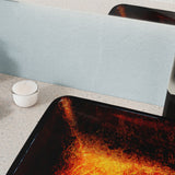 ANZZI LS-AZ901 Paradiso Rectangle Glass Vessel Bathroom Sink with Celestial Bronze Finish