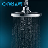 TOTO TBW07003U1#CP G Series Single Spray 12" Round Showerhead with Comfort Wave, Polished Chrome