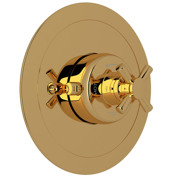 Rohl U.5886X-ULB/TO Perrin and Rowe Holborn Thermostatic Trim Plate without Volume Control