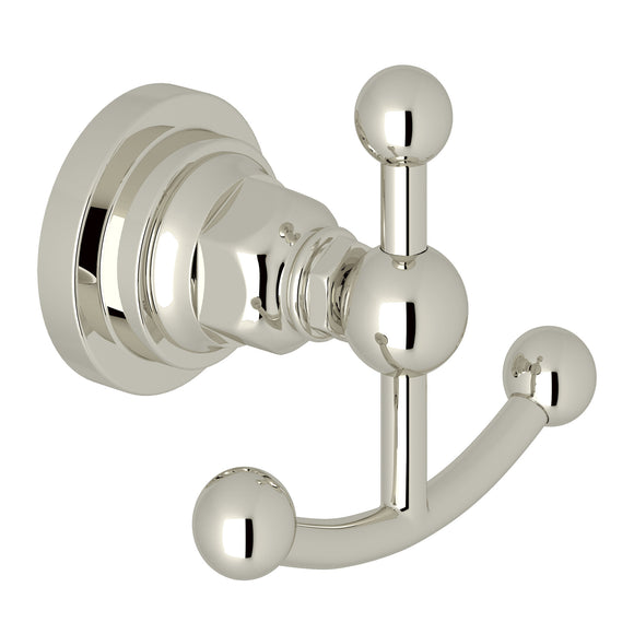 Rohl A1481LIPN San Giovanni Wall Mount Double Robe Hook