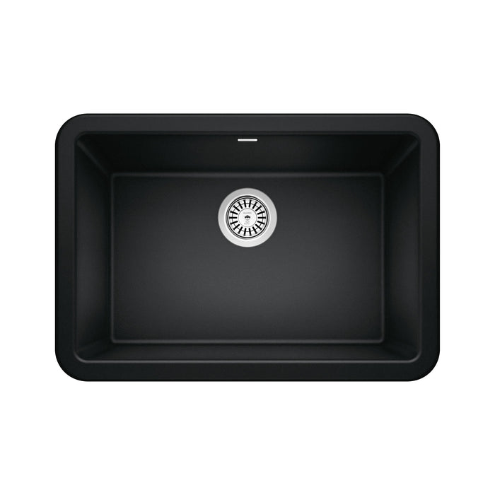 Blanco 402531 Ikon SILGRANIT 27" Single Bowl Apron-Front Farmhouse Sink - Coal Black