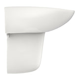 TOTO LHT242.8G#11 Prominence Oval Wall-Mount Bathroom Sink with Shroud for 8" Center Faucets, Colonial White