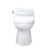 TOTO MW6444736CEFG#01 WASHLET+ Carolina II One-Piece Toilet and WASHLET+ S7 Bidet Seat, Cotton White