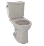 TOTO Drake II 1G Two-Piece Round 1.0 GPF Universal Height Toilet with CEFIONTECT, Bone - CST453CUFG#03