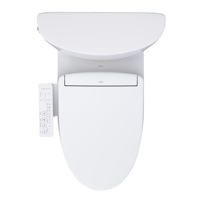 TOTO MW4483346CEMFGN#01 Washlet+ Aquia IV Arc Elongated Dual Flush Universal Height Toilet with S2 Bidet Seat