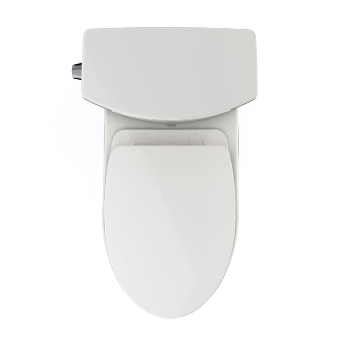 TOTO MS474124CUFG#11 Vespin II 1G Elongated Universal Height Toilet with SoftClose Seat, Colonial White