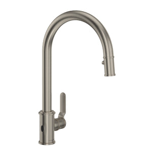 Rohl U.4534HT-STN-2 Perrin and Rowe Armstrong Pulldown Touchless Kitchen Faucet