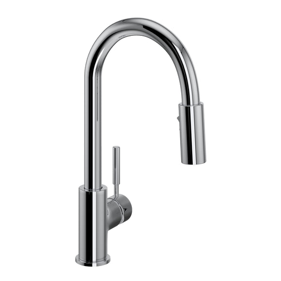 House of Rohl R7519APC Lux Side Handle Bar and Food Prep Stainless Steel Pulldown Faucet