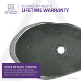 ANZZI LS-AZ8179 Lovro Vessel Sink in Dark River Stone