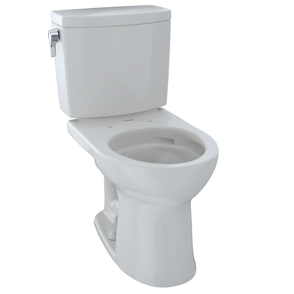 TOTO CST453CUFG#11 Drake II 1G Round 1.0 GPF Toilet in Colonial White ...