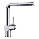 Blanco 526365 Linus Low Arc Pull-Out Dual-Spray Kitchen Faucet - Chrome