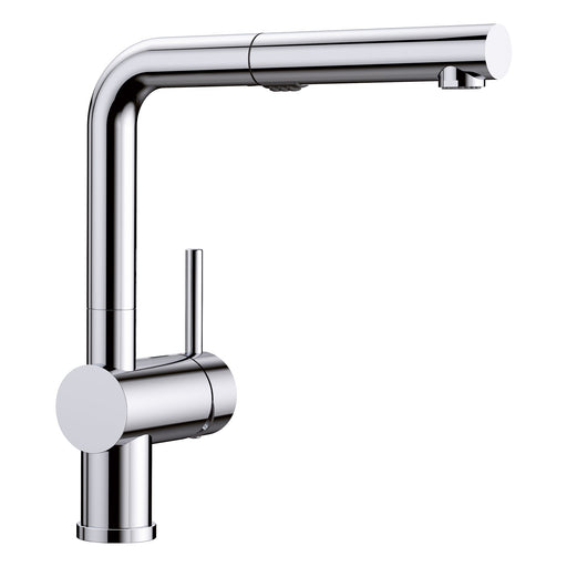 Blanco 526365 Linus Low Arc Pull-Out Dual-Spray Kitchen Faucet - Chrome