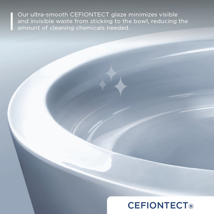 TOTO MS642234CEFG#MBE Nexus One-Piece Elongated Toilet with a Slim SoftClose Seat, Matte Beige