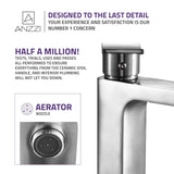 ANZZI L-AZ117BN Promenade Single Hole Single Handle Bathroom Faucet in Brushed Nickel