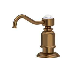 Rohl U.6995EB Perrin and Rowe Traditional Deck Mount Soap Dispenser