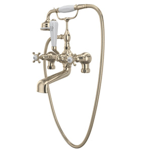 Rohl U.3541X-STN Perrin and Rowe Exposed Tub Filler with Handshower