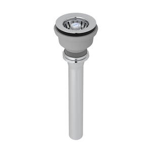 Rohl 9664APC Shaws Manual Mini Basket Strainer Pull Knob and Reducing Flanged Tailpiece