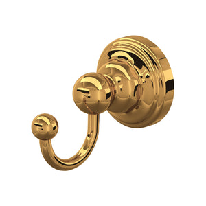 Rohl U.6921EG Perrin and Rowe Edwardian Wall Mount Single Robe Hook