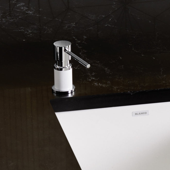 Blanco 402307 Lato Soap Dispenser - Chrome/White