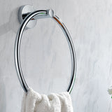 ANZZI AC-AZ005 Caster Series Towel Ring in Polished Chrome