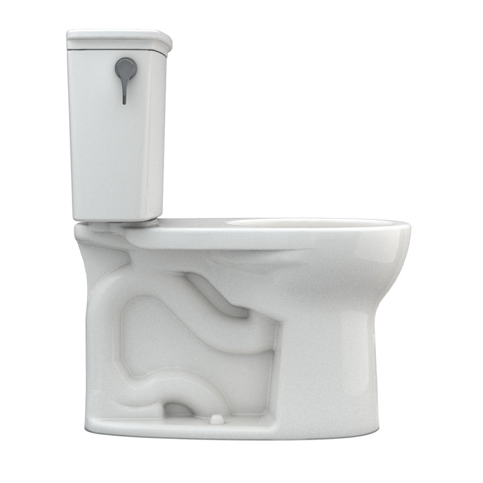 TOTO CST785CEFG#11 Drake Transitional Two-Piece Round 1.28 GPF Universal Height Toilet, Colonial White