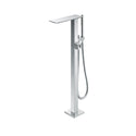 TOTO ZL Single-Handle Freestanding Tub Filler Faucet with 1.75 GPM Handshower, Polished Chrome - TBP02303U#CP