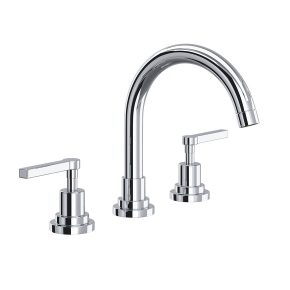 House of Rohl A2228LMAPC-2 Lombardia C-Spout Widespread Bathroom Faucet