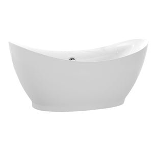 Reginald Series 5.67 ft. Freestanding Bathtub in White