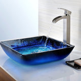 ANZZI LS-AZ056 Viace Series Deco-Glass Vessel Sink in Blazing Blue