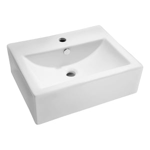 Vitruvius Series Ceramic Vessel Sink in White