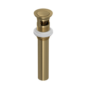 House of Rohl 0127DOFAG Push Drain with Overflow