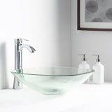 ANZZI LS-AZ074 Cadenza Series Deco-Glass Vessel Sink in Lustrous Clear