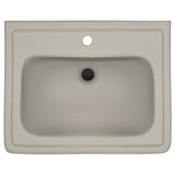TOTO LPT532N#03 Promenade 24" x 19-1/4" Pedestal Bathroom Sink for Single Hole Faucets, Bone Finish