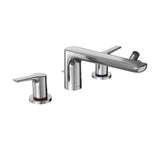 TOTO TBG03202U#CP GS Four-hole Deck-Mount Roman Tub Filler Trim with Handshower, Polished Chrome