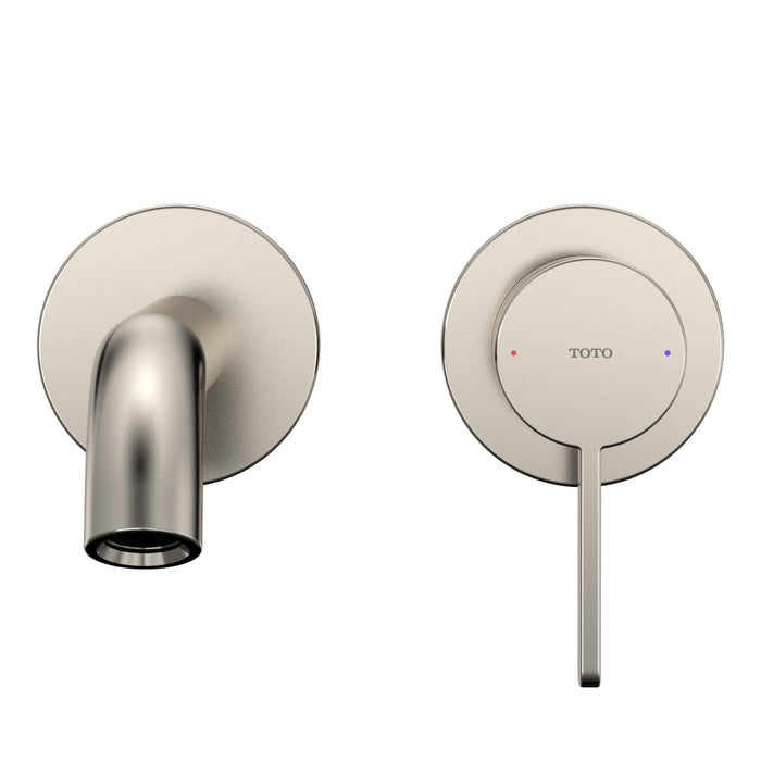 TOTO TLG11308U#PN GF 1.2 GPM Wall-Mount Single-Handle Long Bathroom Faucet in Polished Nickel