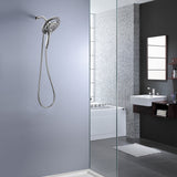 ANZZI SH-AZ067BN Valkyrie Retro-Fit with 7.48" Wall Mounted Dual Shower Heads in Brushed Nickel