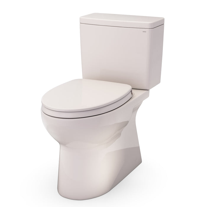 TOTO MS472124CEFG#03 Glaston Two-Piece Elongated 1.28 GPF Universal Height Toilet with Seat, Bone Finish