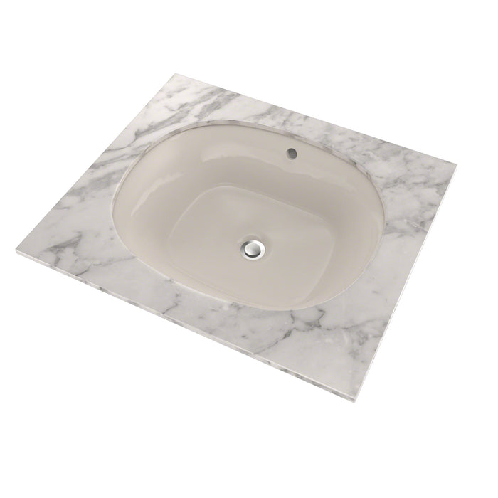 TOTO LT483G#12 Maris Oval Undermount Bathroom Sink with CEFIONTECT, Sedona Beige