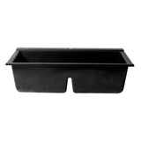 ALFI Brand AB3418DBDI-BLA Black 33" Granite Composite Workstation Double Bowl Drop-in Sink