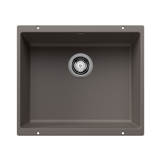 Blanco 527414 Precis SILGRANIT 21" Single Bowl Undermount Kitchen Sink - Volcano Gray