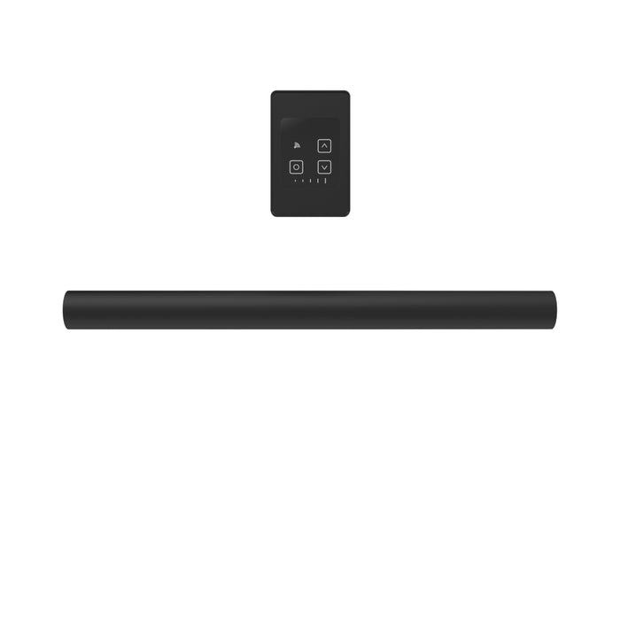 Amba i20RO.MB Modello I Round 20" Hardwired Single Bar in Matte Black