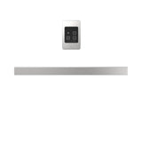 Amba i20SQ.B Modello I Square 20" Hardwired Single Bar in Brushed